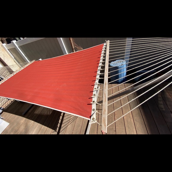 Weather Proof Hammock + Hammock Stand - Picture 4 of 5